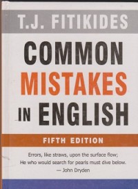 Common mistakes in english