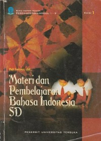 Materi pokok materi dan pembelajaran bahasa indonesia SD