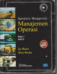 Operations management = management operasi (CD : compact disc)