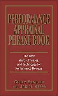 Performance Appraisal Phrase Book