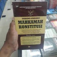 Undang-Undang Mahkamah Konstitusi