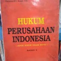 Hukum Perusahaan Indonesia (aspek hukum Dalam Bisnis)