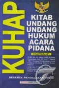 KUHAP Kitab Undang-Undang Hukum Acara Pidana