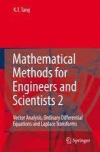 Mathematical Methods For Engineers And Scientists 2