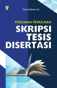 Pedoman Penulisan Skripsi Tesis Disertasi