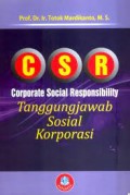 Corporate Social Responsibility Tanggungjawab Sosial Korporasi