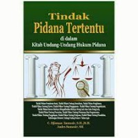 Tindak Pidana Tertentu di Dalam Kitab Undang-Undang Hukum Pidana