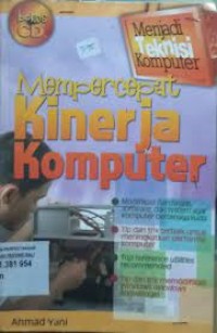 Mempercepat Kinerja Komputer