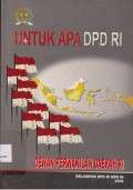 Untuk apa DPD RI