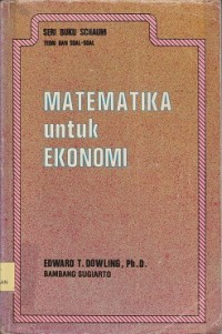 Teori dan soal-soal matematika untuk ekonomi