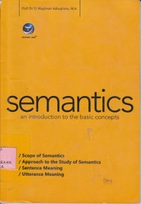 Semantics an introduction to the basic concepts