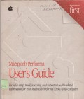 Macintosh performa user's guide