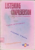 Listening comprehension (for the toefl preparation)