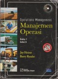 Operations management : manajemen operasi