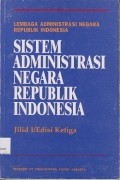 Sistem administrasi negara Republik Indonesia