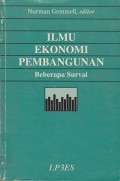 Ilmu ekonomi pembangunan : beberapa survai