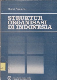 Struktur organisasi di indonesia