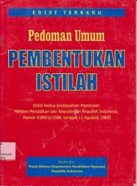 Pedoman umum pembentukkan istilah