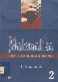 Matematika untuk ekonomi & bisnis