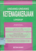 Undang-Undang ketenagakerjaan lengkap UU No. 13 Th 2003, UU No. 21 Th. 2003