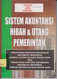 Sistim akuntansi hibah & utang pemerintah