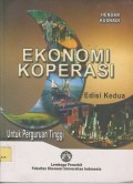 Ekonomi koperasi : untuk perguruan tinggi