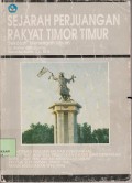 Sejarah perjuangan rakyat Timor Timur untuk Sekolah Menengah Umum