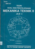 Teori soal dan penyelesaian mekanika teknik II diktat