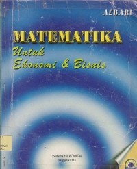 Matematika ekonomi untuk ekonomi dan bisnis