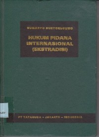 Hukum pidana internasional (ekstradisi)