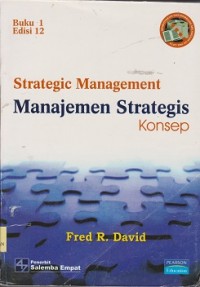 Strategic management = manajemen strategi