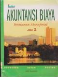 Akuntansi biaya : penekanan manajerial