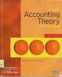 Accounting theory = teori akuntansi