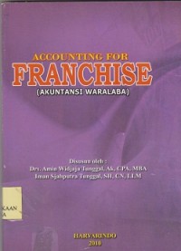 Accounting for franchise (akuntansi waralaba)