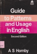 Guide to patterns and usage in english