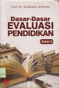 Dasar-dasar evaluasi pendidikan