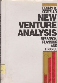 New venture analysis : research, planning, and finance