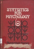 Statistics for psychology