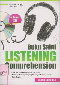 Buku sakti listening comprehension (CD : compact disc)