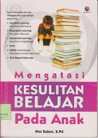 Mengatasi kesulitan belajar pada anak