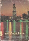 Akuntansi biaya : suatu pendekatan manajerial