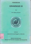 Handbook Grammar III