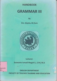 Handbook Grammar III