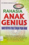 Rahasia anak genius : dahsyatnya otak tengah pada anak