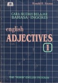 Cara mudah belajar bahasa Inggris : english adjectives 1