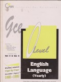 GCE 'O' Level english language