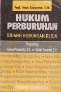 Hukum perburuhan bidang hubungan kerja