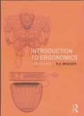 Introduction to ergonomics