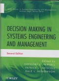 Decision making in systems engineering and management