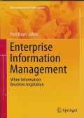 Enterprise information management when information becomes inspiration